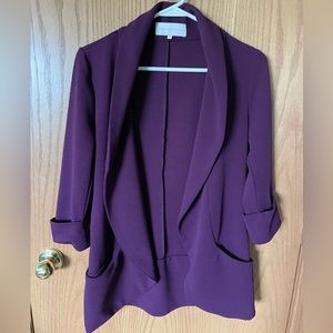 French Mauve Blazer - Medium - Purple